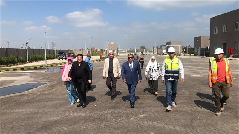 محافظ الدقهلية يتفقد معدلات تنفيذ محطة نبروه الوسيطة