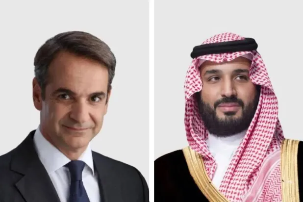 ولي العهد السعودي ورئيس الوزراء اليوناني يبحثان الموضوعات المشتركة