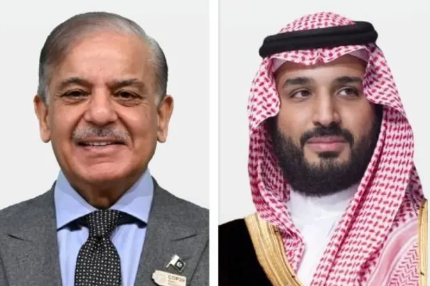 ولي العهد السعودي ورئيس الوزراء الباكستاني يبحثان الجهود الدبلوماسية لخفض التصعيد