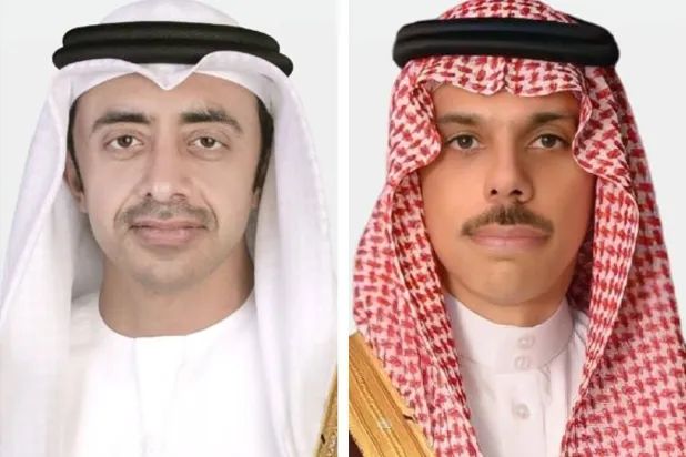 وزيرا خارجية السعودية والإمارات يبحثان احتواء التصعيد في المنطقة