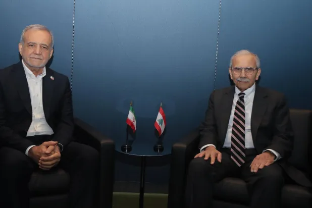 سلام لبزشكيان: لبنان يتطلع إلى علاقة مع إيران تحترم سيادة البلدين