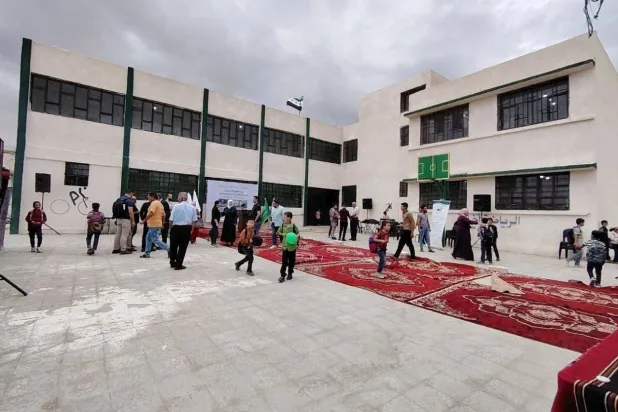 إعادة تأهيل عشرات المدارس في سوريا بتمويل من «مركز الملك سلمان»