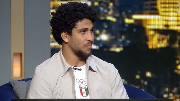 محمد حسن صاحب ذهبية المصارعة بألعاب البحر المتوسط: كنت بتمرن كويس قبل البطولة عشان أجيب الذهب