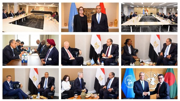 وزير الخارجية يقود تحركا مصريا مكثفا بالأمم المتحدة لدعم إصلاح مجلس الأمن وقضايا الدول النامية