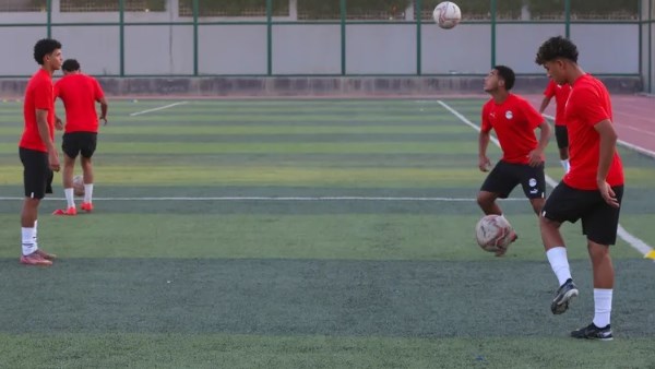 منتخب الناشئين يواصل تدريباته استعدادا لتصفيات شمال إفريقيا