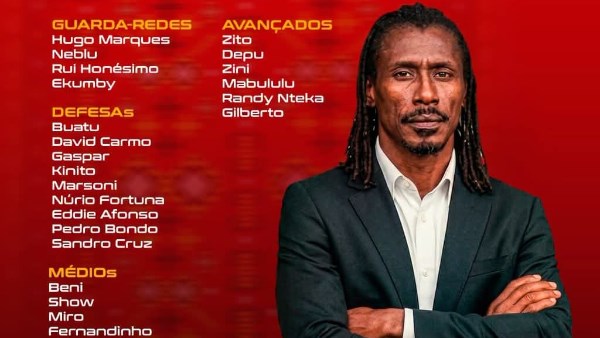 أليو سيسيه يعلن قائمة منتخب أنجولا لتصفيات كأس أمم أفريقيا