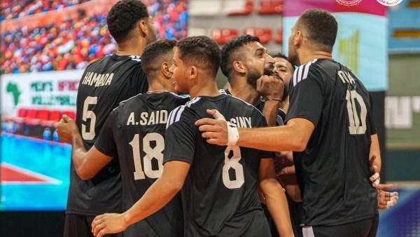 منتخب مصر يهزم إفريقيا الوسطى ويتأهل لربع نهائي بطولة إفريقيا لرجال الطائرة بتونس