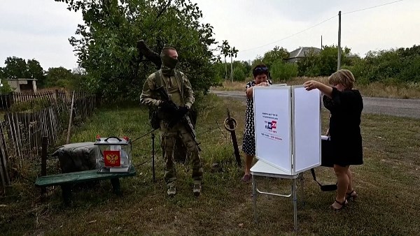 روسيا تجري انتخابات برلمانية في مناطق سيطرت عليها من أوكرانيا خلال الحرب