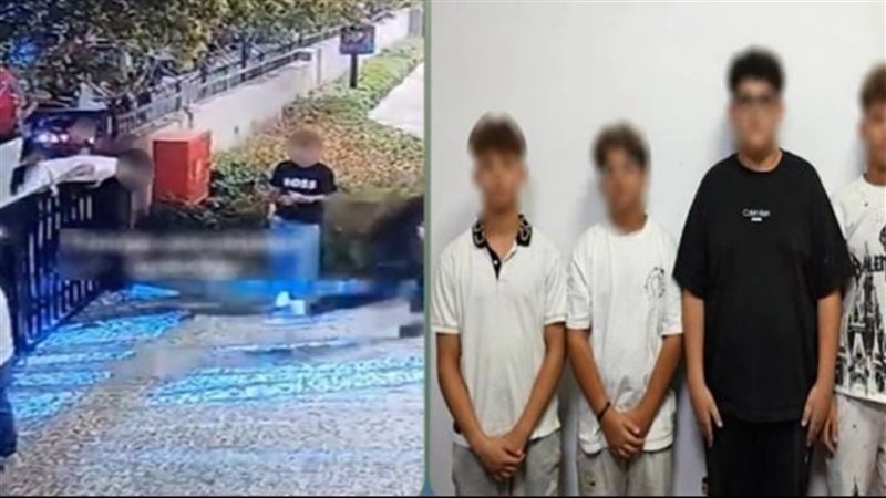 كواليس فيديو محاولة 4 طلاب دخول مركز تجاري بالتجمع الأول باستخدام الألعاب النارية