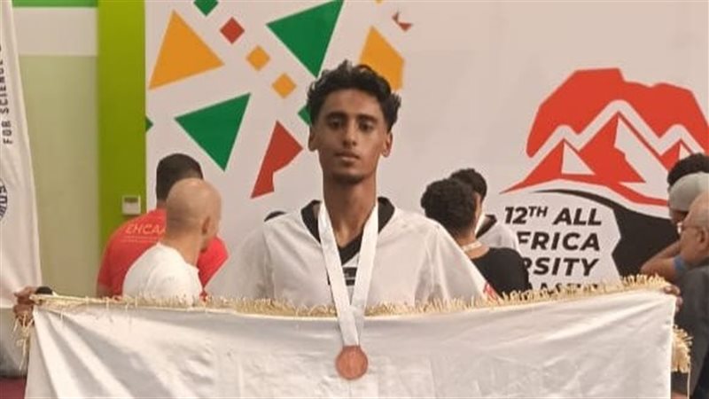 جامعة بنها تحصد الميدالية البرونزية في البطولة الأفريقية للتايكوندو