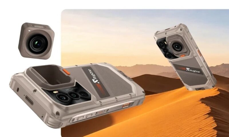 RugOne Xsnap 7 Pro.. هاتف يدمج كاميرا “أكشن” قابلة للفصل وبطارية عملاقة