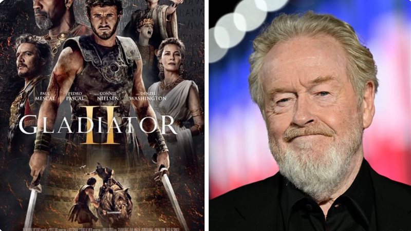 ريدلي سكوت ينتقد اختيار بول ميسكال في «Gladiator 2»