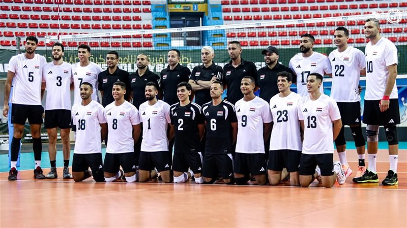 الكرة الطائرة، منتخب مصر يواجه أفريقيا الوسطى في ثمن نهائي البطولة الأفريقية