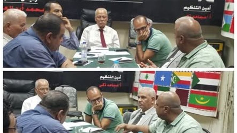 “العربي الناصري” يناقش الموقف السياسي للحزب تجاه القضايا المحلية والعربية والدولية