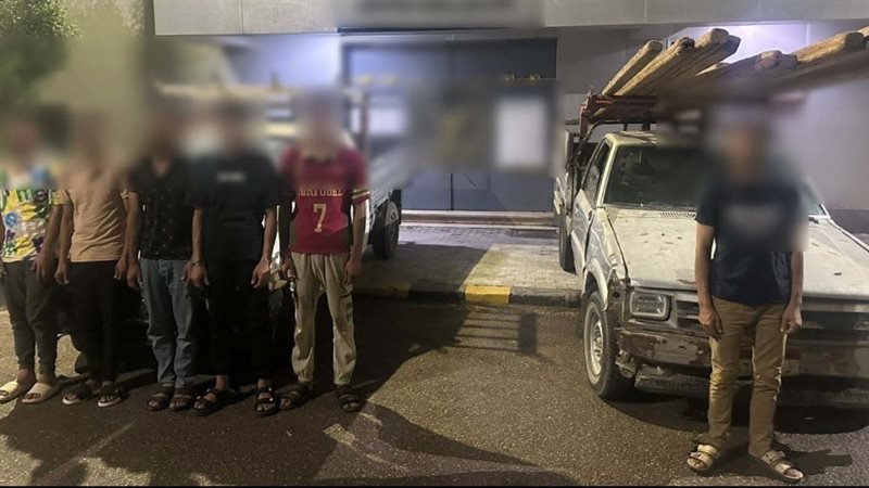 مطاردة على الطريق تكشف سر سرقة أخشاب ومشاجرة بين 6 أشخاص في الجيزة