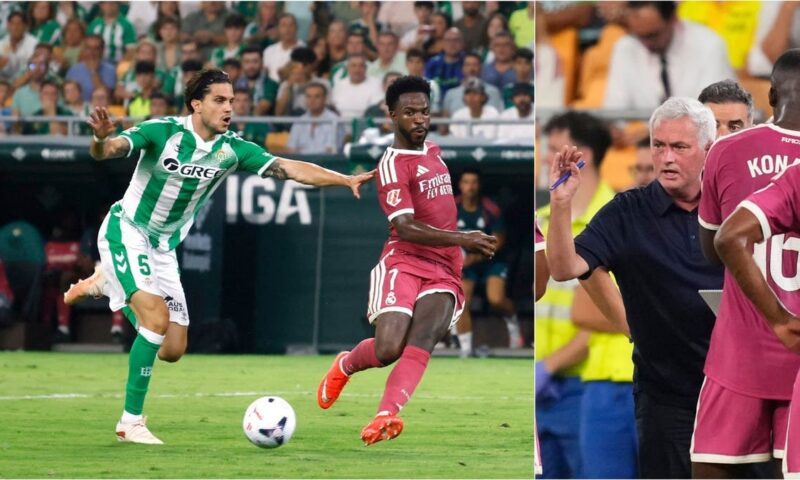 “شاهدت فيلمه الوثائقي”.. لاعب بيتيس يرد على تصريحات مورينيو بسخرية