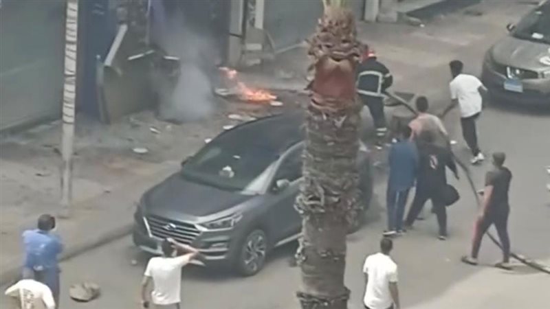 حريق هائل بمحل تجاري في الإسكندرية دون إصابات