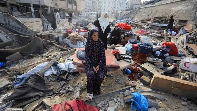 10 مصابين جراء استهداف الاحتلال خيمة بمخيم الوفاء وسط غزة