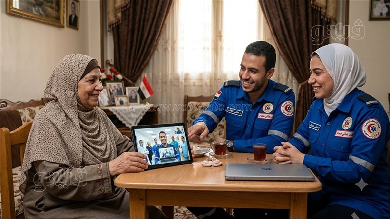 بعد تعذر وصوله إليها، مصري مقيم بأمريكا يستنجد بإسعاف بني سويف للاطمئنان على والدته