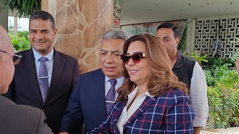 وزيرة التنمية المحلية تصل ديوان عام الدقهلية لبدء جولتها وافتتاح محطة المخلفات بنبروه