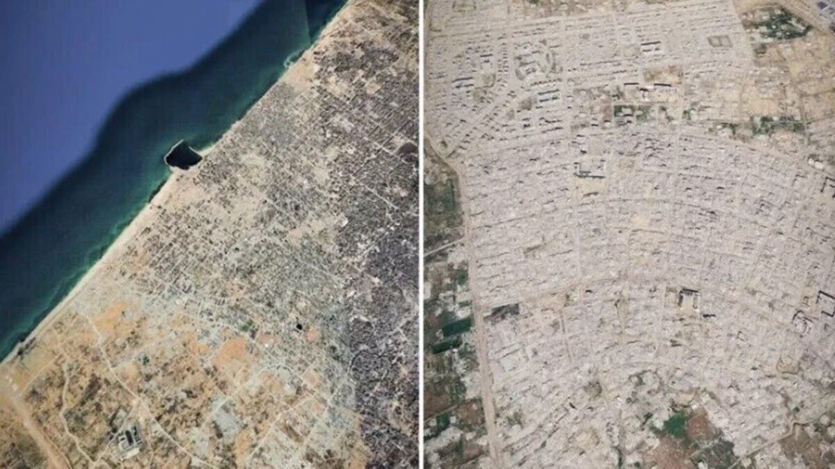 خرائط غوغل الجديدة وثقت مأساة غزة.. وإسرائيل نشرتها بالخطأ