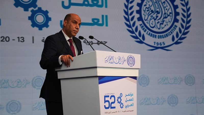 في افتتاح مؤتمر العمل العربي، رداد: مناقشة الأوضاع الصعبة التي يعيشها العمال والشعب الفلسطيني