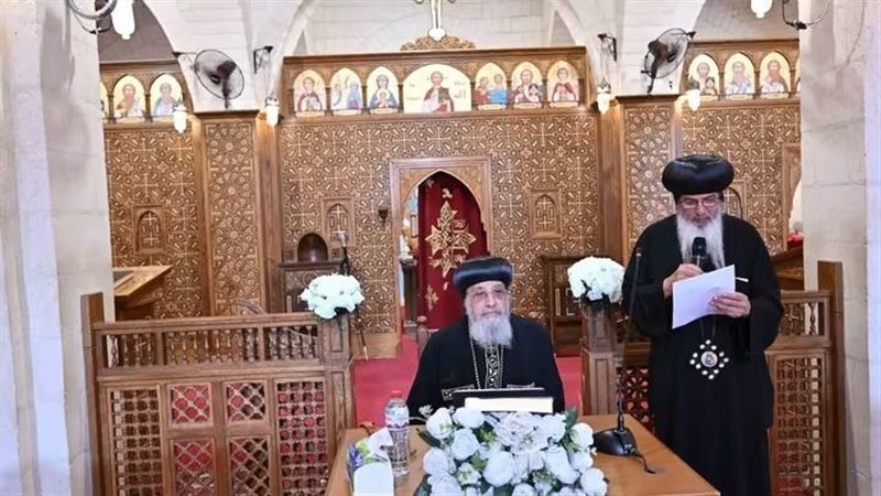 البابا تواضروس يترأس قداس تدشين كاتدرائية العذراء والأنبا صموئيل بدير جبل القلمون