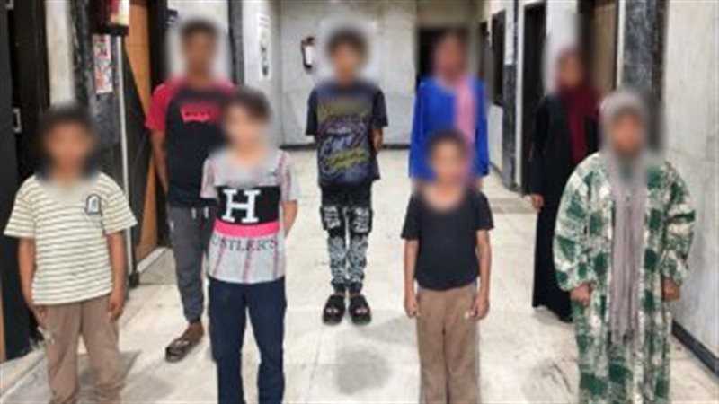 أطفال في الشارع، سقوط 11 شخصًا بتهمة استغلال الأحداث بالجيزة