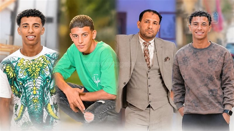 تشييع جثامين الضحايا الـ4 بحادث تصادم دراجتين ناريتين بميكروباص في بني سويف