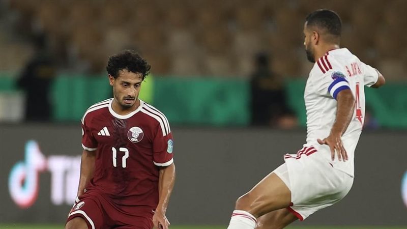 مباراة شهدت حالتي طرد، منتخب قطر يفوز على البحرين 0/2 في خليجي 27