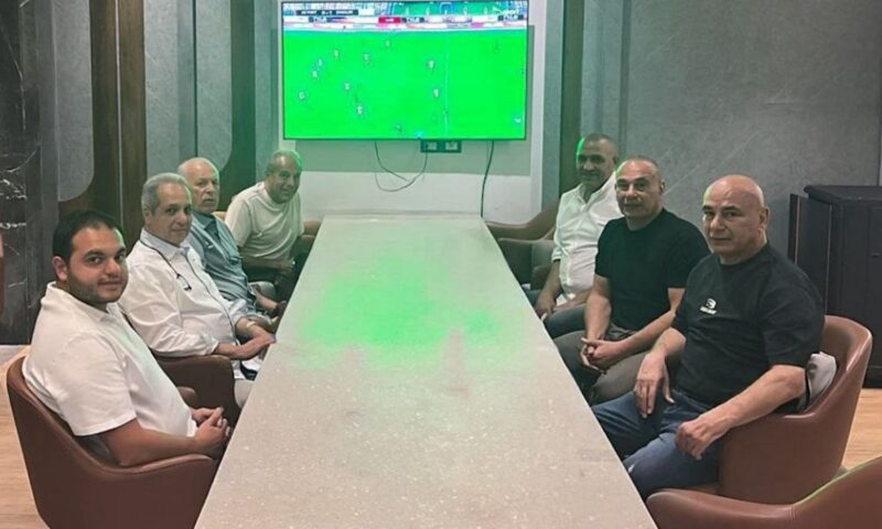 لقطة من احتفال اتحاد الكرة المصري بمناسبة تجديد عقد “التوأم”