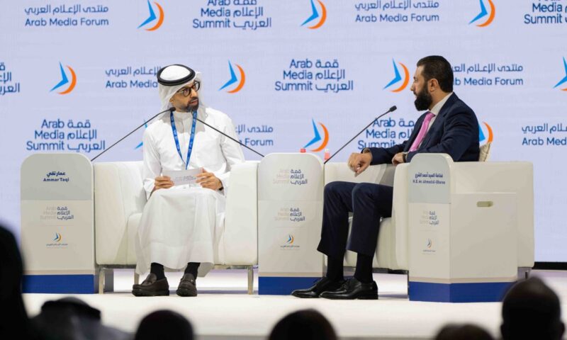 “شعب سوريا له في القلب وجدُ”.. الشرع يُلقي كلمات من أشعار محمد بن راشد عن سوريا