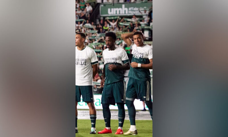 نجوم ريال مدريد يثيرون جدلاً واسعاً بسبب قمصانهم التضامنية مع سبتة