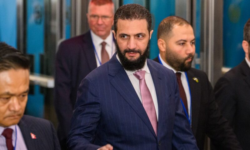 “لماذا لا تعطيهم نيوجرسي؟”.. أحمد الشرع يتحدث عن مزحة مع ترامب بشأن الجولان