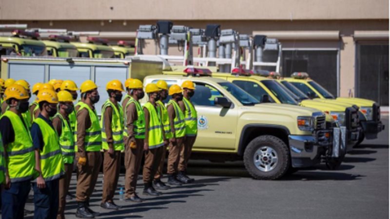 الدفاع المدني السعودي يعلن زوال الخطر عن 10 مناطق منها الرياض والخرج وينبع