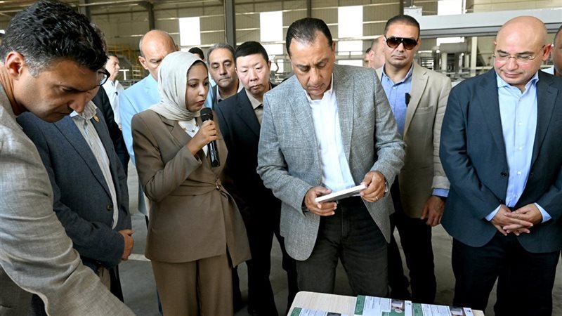 باستثمارات 10 ملايين دولار، مدبولي يفتتح مصنع «بي شين تاي شان» لتكنولوجيا مواد البناء بمنطقة السخنة الصناعية