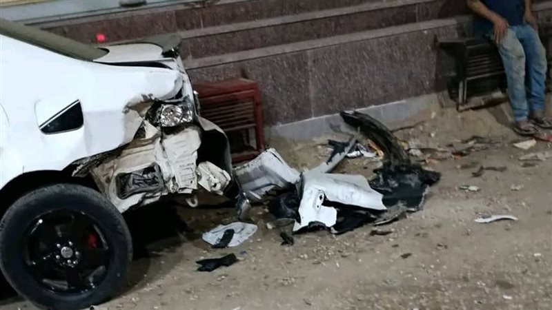 مطاردة «نص الليل» بالشرقية، تهشم سيارات ودهس مواطن بالزقازيق (صور)