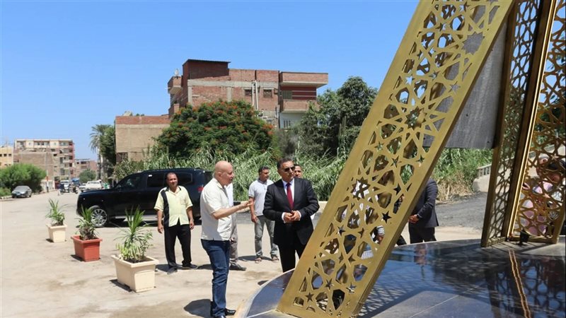 محافظ القليوبية يشيد بأعمال تطوير المدخل الجنوبي لكفر شكر