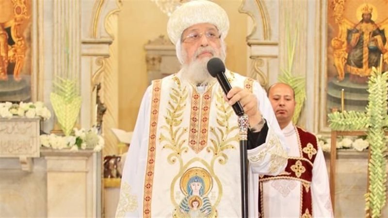 البابا تواضروس يترأس القداس بدير أبو فانا في ختام زيارته لإيبارشية ملوي بالمنيا