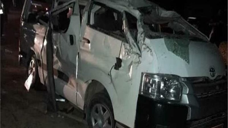 المعاينة تكشف سبب انقلاب سيارة ميكروباص بحدائق القبة وإصابة 6 أشخاص