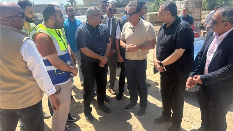 وزير الصحة يوجه بتسريع أعمال تنفيذ مشروع مستشفى الرياض بكفر الشيخ