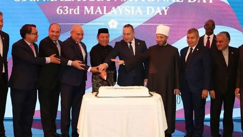 وزير الأوقاف يشارك في احتفال السفارة الماليزية بالذكرى الـ63 لتأسيس ماليزيا وعيد الاستقلال