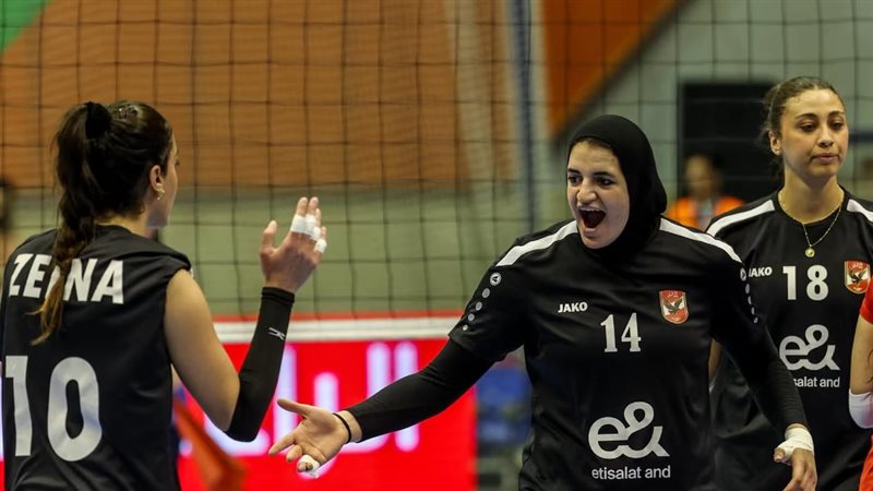 الأهلي على رأس مجموعتي الرجال والسيدات في دوري الكرة الطائرة