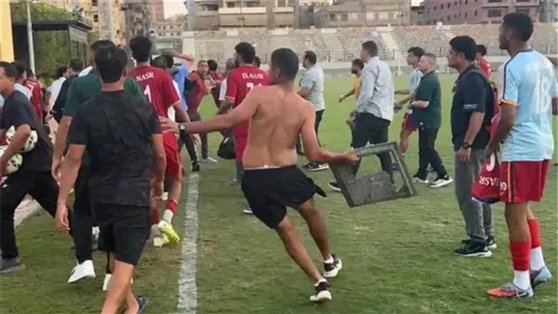 اشتباكات بالأيدي عقب مباراة النصر وطنطا في دوري المحترفين، وبيان رسمي من النادي القاهري