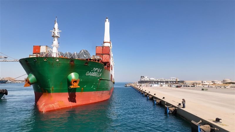 تداول 63 ألف طن بضائع بموانئ البحر الأحمر