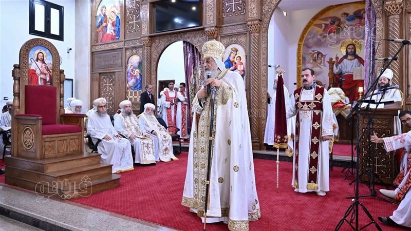 البابا تواضروس يزور كنيسة القديسين بإيبارشية ببا والفشن