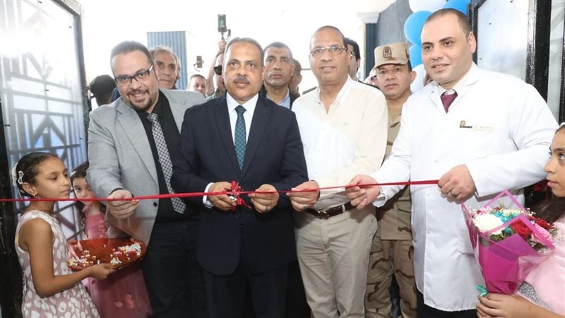 محافظ الشرقية يفتتح قسم الاستقبال والطوارئ الجديد بمستشفى منيا القمح