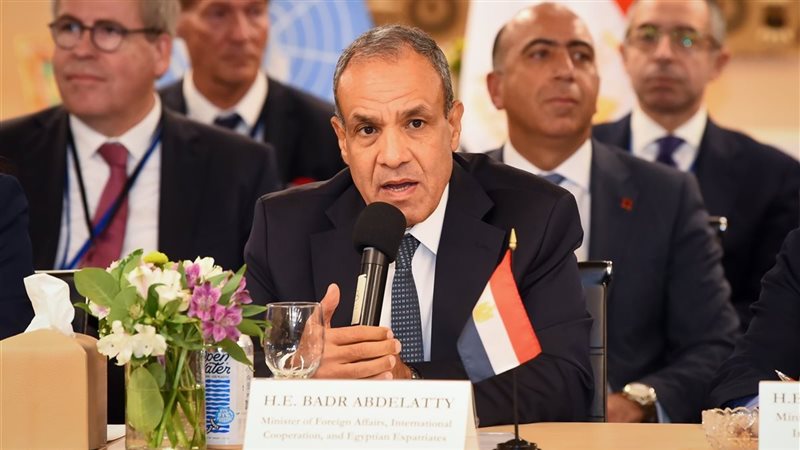 وزير الخارجية يشدد على ضرورة تنفيذ إسرائيل التزاماتها في خطة ترامب للسلام بغزة (صور)