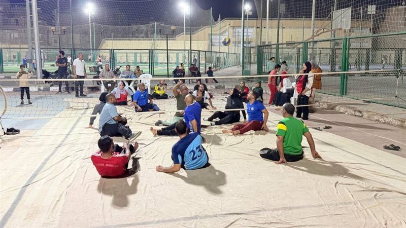محافظة أسيوط تنظم مهرجانا رياضيا لكرة الطائرة جلوس لذوي الهمم (صور)