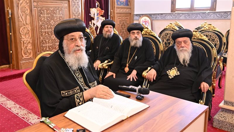 5 رسائل من البابا تواضروس لرهبان دير البهنسا
